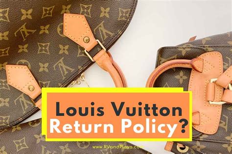 louis vuitton return policy canada|louis vuitton refund policy.